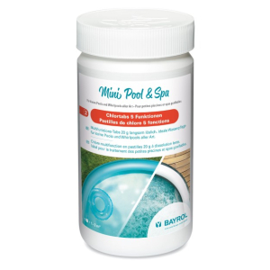 Mini Pool & Spa Chlor Tabs 5 Funktionen, Dose à 1.0 kg