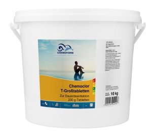 Chemoform Chemoclor T-Grosstabletten 200 g, Eimer à 10.0 kg *