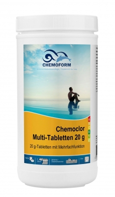 Chemoform Chemoclor Multi-Tabletten 20 g, Dose à 1.0 kg (für Kleinbecken)
